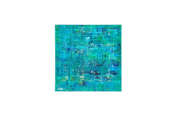 April 2019, 105 x 104 cm, Acryl auf Leinwand von Carell